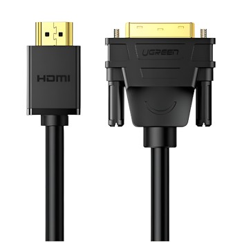 UGREEN Cable HDMI to DVI 1080P@60Hz 2M HD106, Black