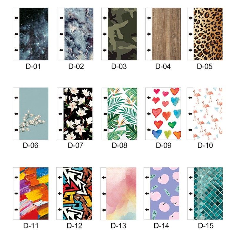 Devia Intelligent Colorful Back Film V2 (15pcs) E15, Blue