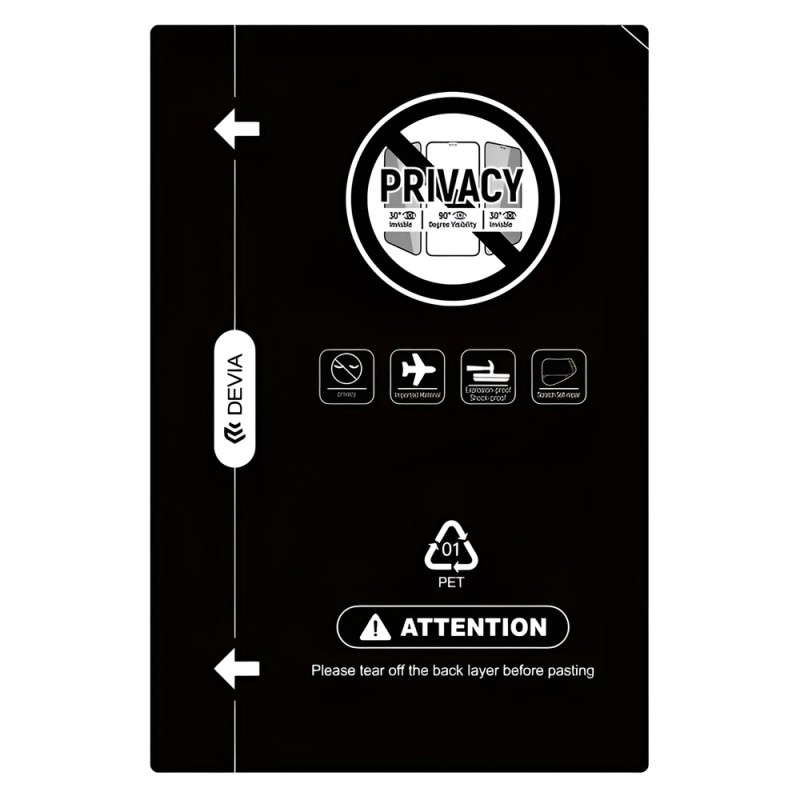 Devia Intelligent Tpu Soft Privacy Protector Front Film 0,18mm (1Pcs)