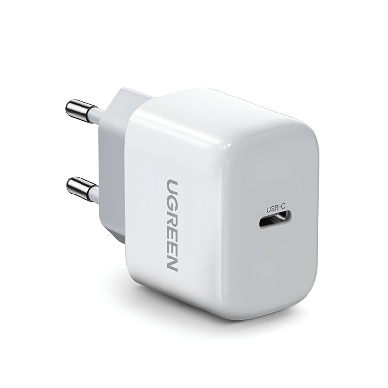 UGREEN Wall Charger Mini Type-C PD3.0 20W EU CD241, White