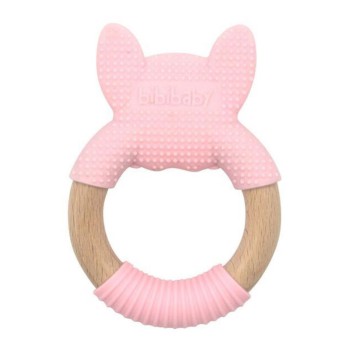 Bibipals Teething Ring Koala, Pink and White