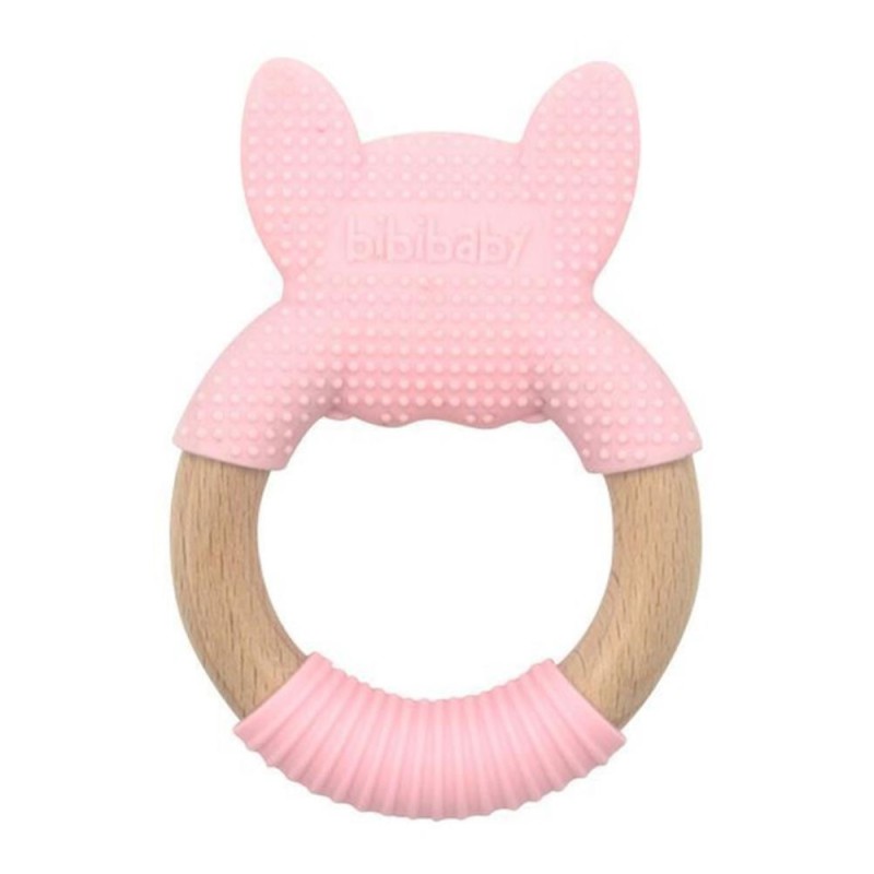 Bibipals Teething Ring Koala, Pink and White