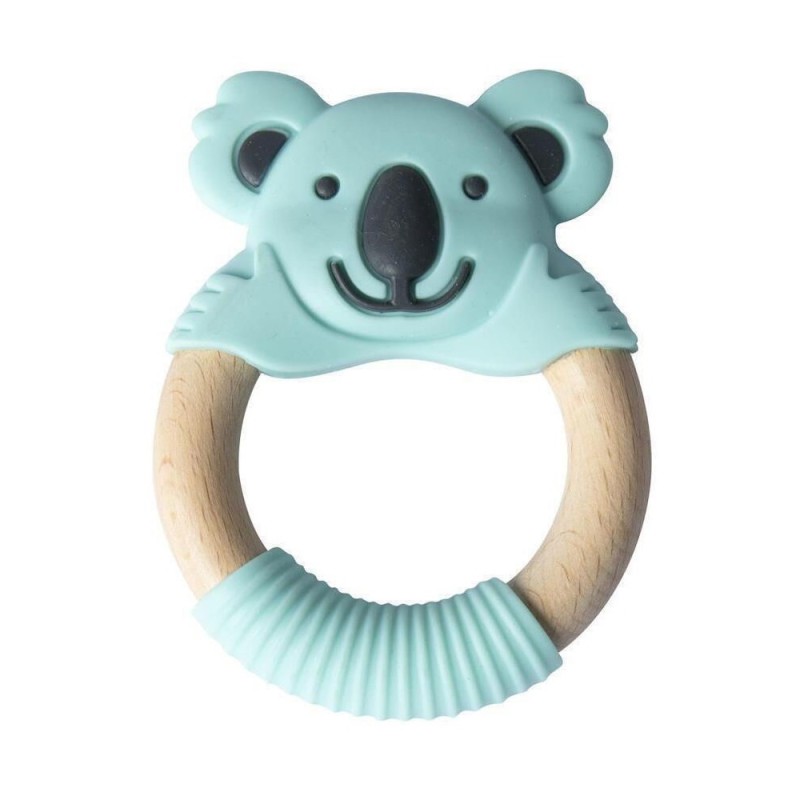 Bibipals Teething Ring Koala, Blue and White