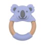 Bibipals Teething Ring Koala, Purple and Charcoal