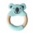 Bibipals Teething Ring Koala, Mint and Charcoal