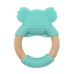 Bibipals Teething Ring Koala, Mint and Charcoal