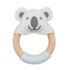 Bibipals Teething Ring Koala, Grey and Charcoal