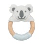 Bibipals Teething Ring Koala, Grey and Charcoal