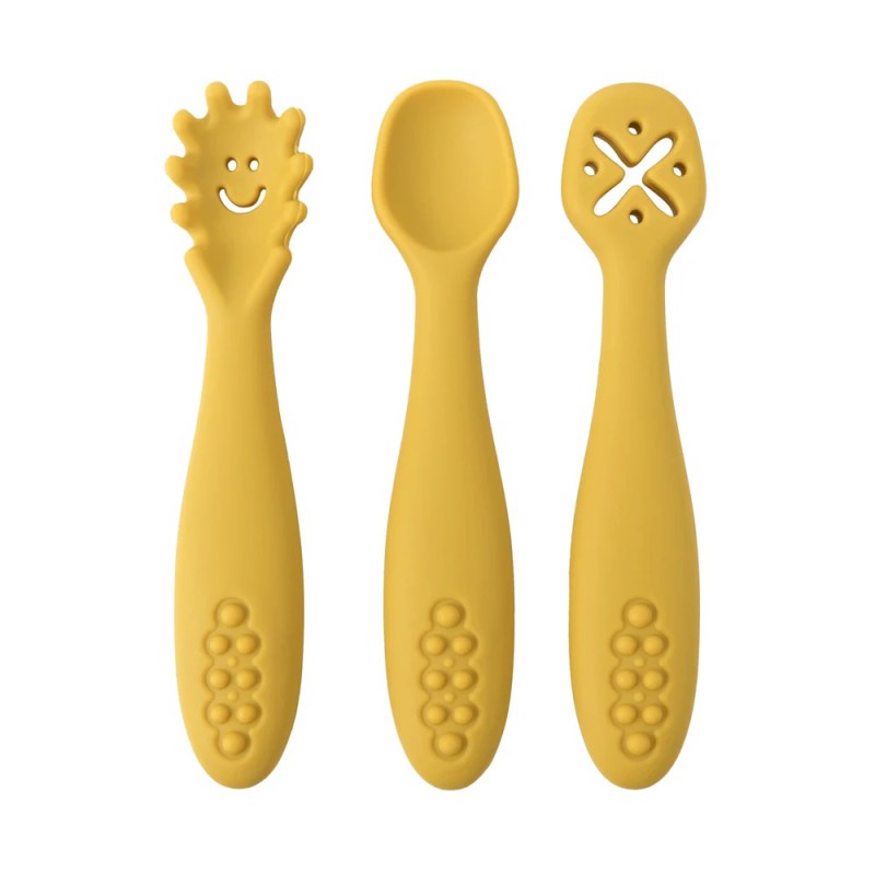 Bibipals Silicone Spoons for Kids 0+, 3pcs/set
