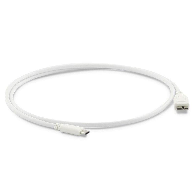 LMP USB-C (m) to USB 3.0 micro-USB (m) cable, 10G/5A with E-Mark, 1 m, White