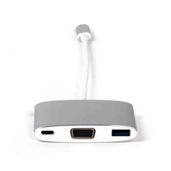 LMP USB-C(m) to VGA & USB3.0 & USB-C  charging Multiport Adapter