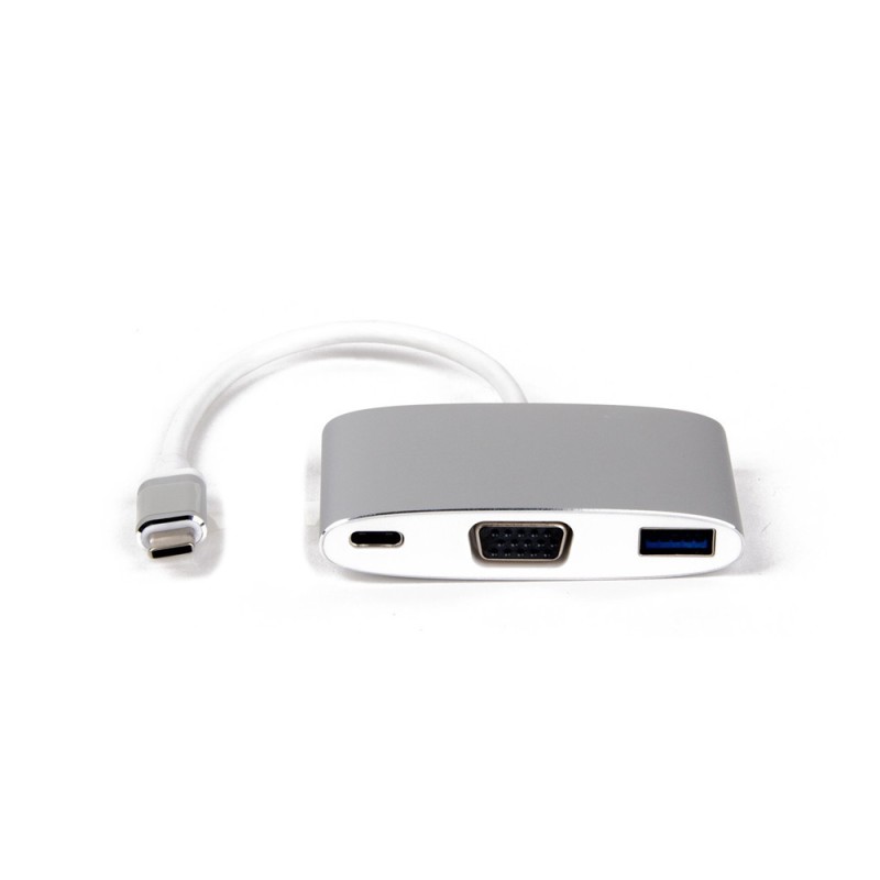 LMP USB-C(m) to VGA & USB3.0 & USB-C  charging Multiport Adapter