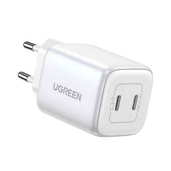 UGREEN Nexode GaN Charger 2*Type-C 45W CD294, White