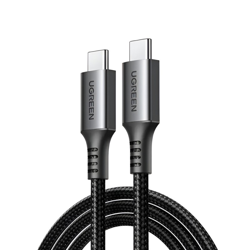 UGREEN Cable Type-C to Type-C 3A 60W 2M, Black Gray | US567