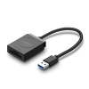 UGREEN Card Reader 2in1 USB-A 3.0 to TF/SD, TS:≈90MB/S, up to 2T CR127, Black