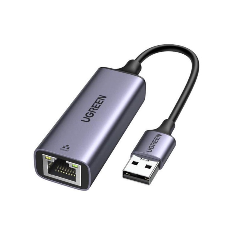 UGREEN Adapter USB 3.0 to RJ45 Gigabit Ethernet CR111, Black