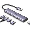 UGREEN HUB 4in1 USB 3.0 to 4*USB-A 3.0 CM473, Silver