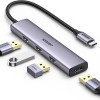 UGREEN HUB 4in1 Type-C 3.0 to 4*USB-A 3.0 | CM473, Silver