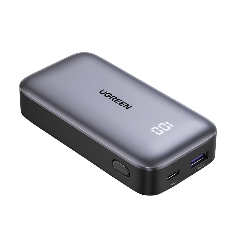 UGREEN Power Bank Two-way Fast Charging 10000mAh, 30W, Grey