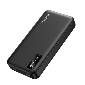 UGREEN Power Bank Two-way Fast Charging 20000mAh ,20W, Grey