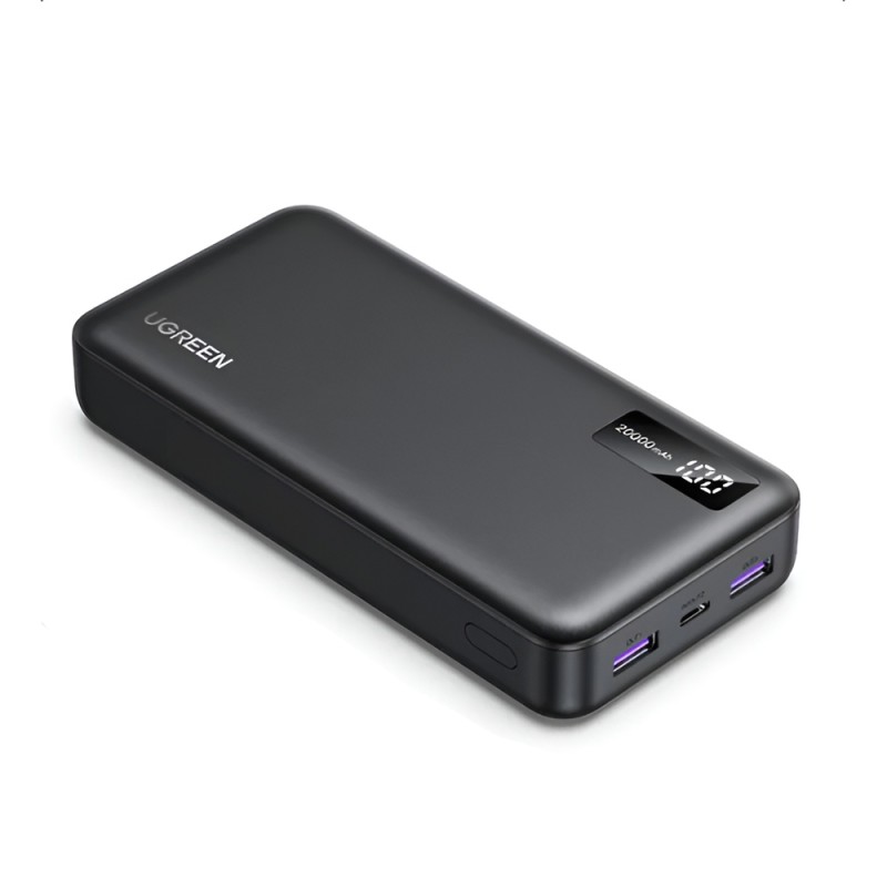 UGREEN Power Bank Two-way Fast Charging 20000mAh ,20W, Grey