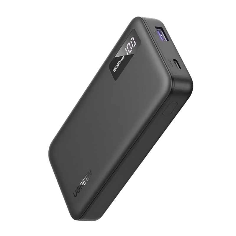 UGREEN Power Bank with Digital Display, 10000mAh, 22,5W, Black