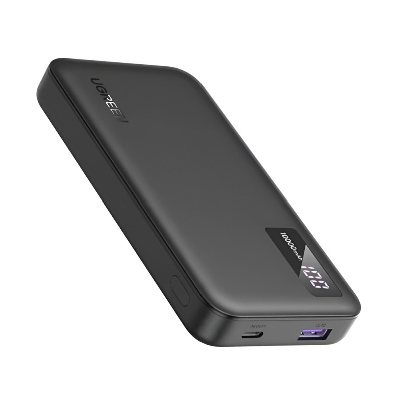 UGREEN Power Bank with Digital Display, 10000mAh, 22,5W, Black