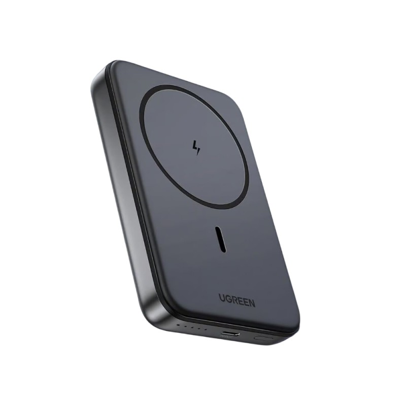 UGREEN Power Bank Mini Magnetic Wireless Qi 10000mAh, 20W, Space Grey