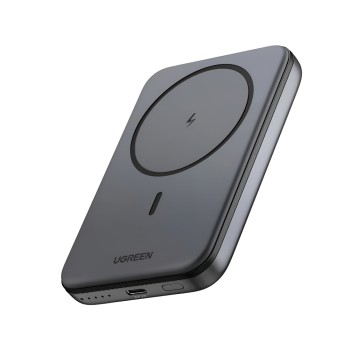 UGREEN Power Bank Mini Magnetic Wireless Qi 10000mAh, 20W, Space Grey