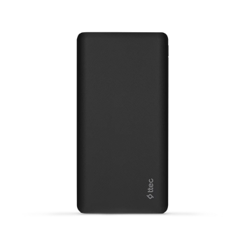ttec Powerbank 10.000mAh Power Slim S, Black 