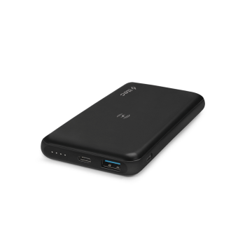 ttec Powerbank 10.000mAh Slim Pro W Wireless, Black