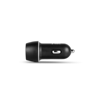 ttec Car Charger USB-A 2.1A with Type-C Cable, Black