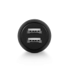 ttec Car Charger Duo 2*USB-A 3.1A with Lightning and Type-C Cable, Black