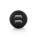 ttec Car Charger Duo 2*USB-A 3.1A with Lightning and Type-C Cable, Black