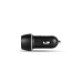 ttec Car Charger Duo 2*USB-A 3.1A with Lightning and Type-C Cable, Black