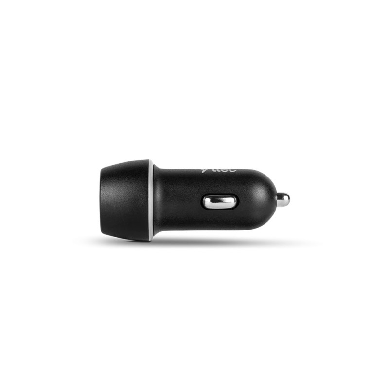 ttec Car Charger Duo Type-C+USB-A PD+QC 30W, Black