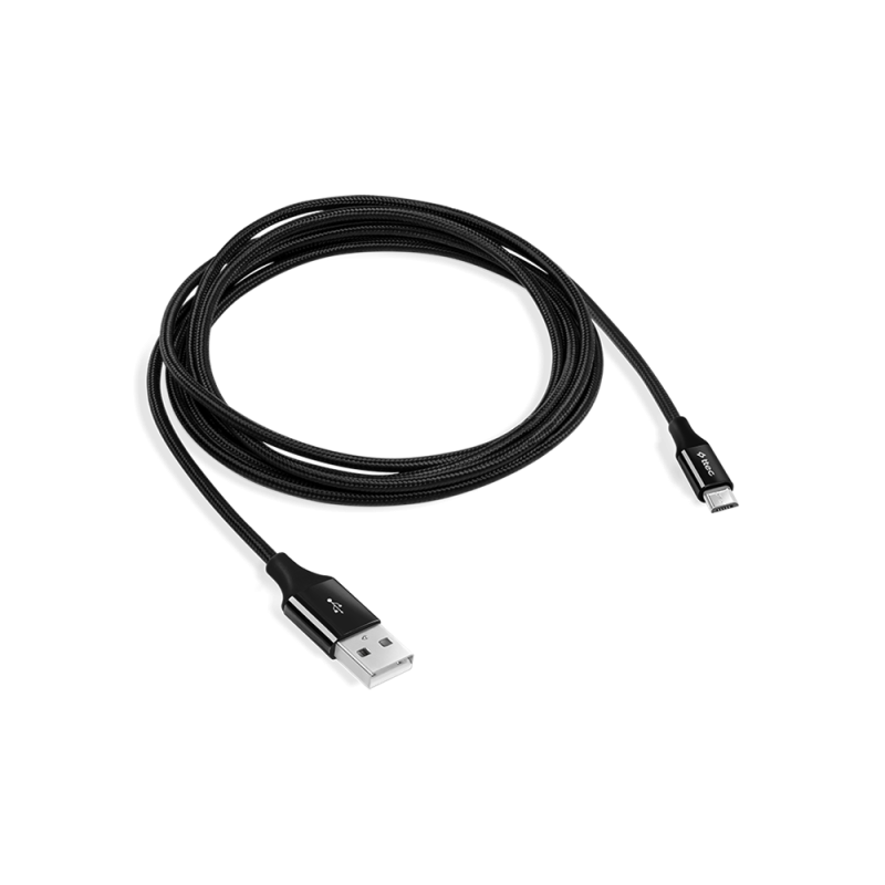ttec Cable USB to Micro USB 2.4A (1.2m) Alumi, Black