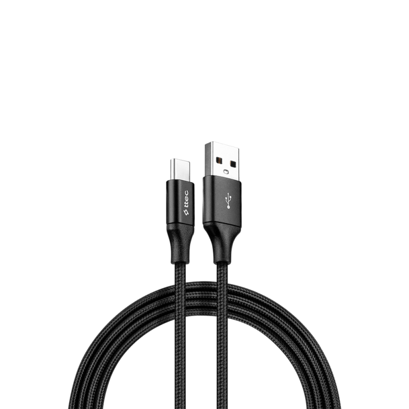 ttec Cable USB to Lightning 2.4A (2m) XL Alumi, Black ttec Cable USB to Lightning 2.4A (2m) XL Alumi, Black