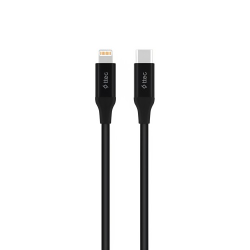 ttec Cable Type-C to Lightning PD 20W (1.5m), Black