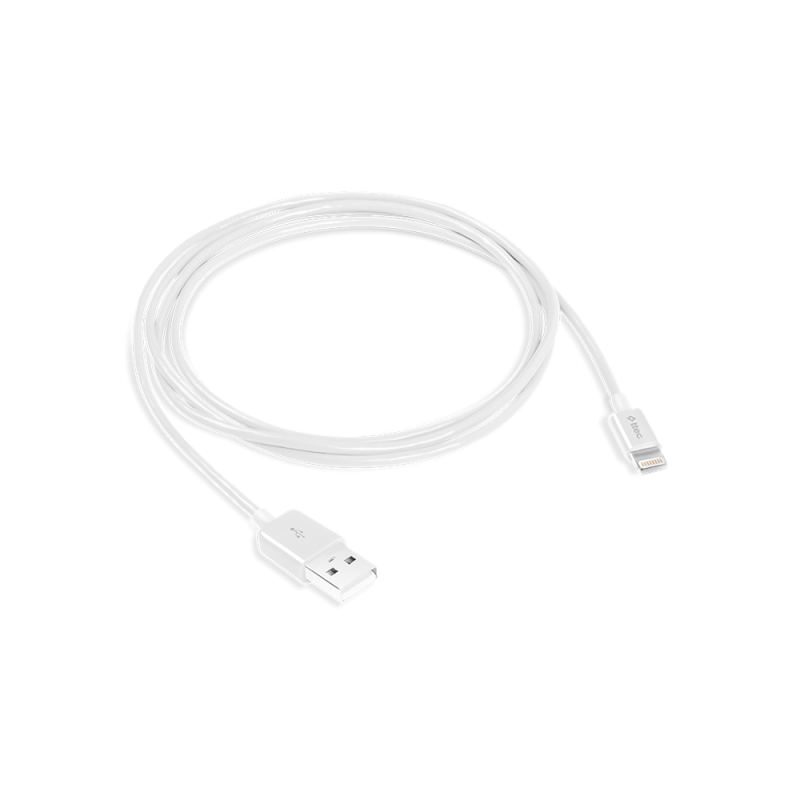 ttec Cable USB to Lightning MFI 2.4A (1.2m), White