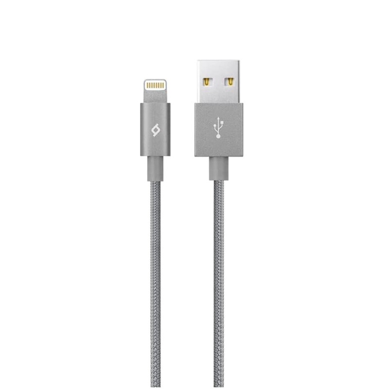ttec Cable USB to Lightning MFI 2.4A (1.2m) Alumi, Space Gray