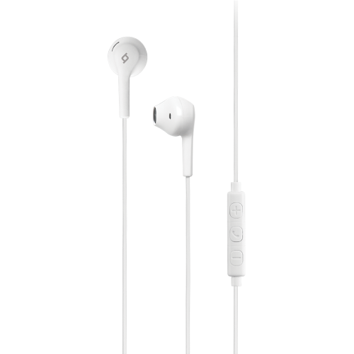 ttec Headphones In-Ear with Built-in Remote Control RIO, White