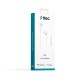 ttec Headphones In-Ear with Built-in Remote Control RIO, White