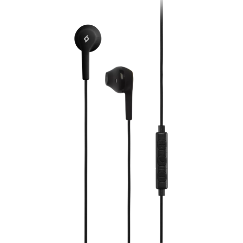 ttec Headphones In-Ear with Built-in Remote Control RIO, Black