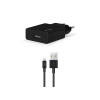 ttec Wall Charger with Cable USB to Lightning 2.4A (1.2m) Smart Travel, Black 