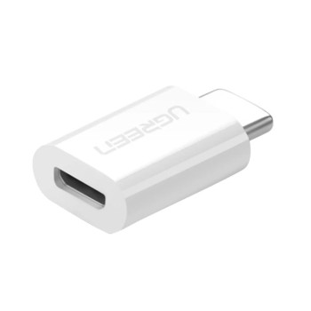 UGREEN USB-C to Micro USB Adapter, White