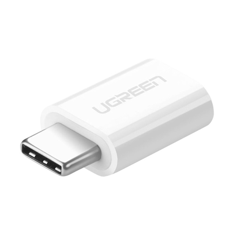 UGREEN USB-C to Micro USB Adapter, White