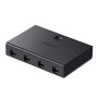 UGREEN Switch Box HUB KVM 2*USB TypeB to 4*USB TypeB, Cable 1.5M, Black