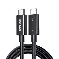 UGREEN Cable Type-C to Type-C Thunderbolt 4, 40Gbps, 0.8m US501, Black
