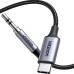 UGREEN Cable AUX Type-C to 3.5mm Male 1M AV143, Gray